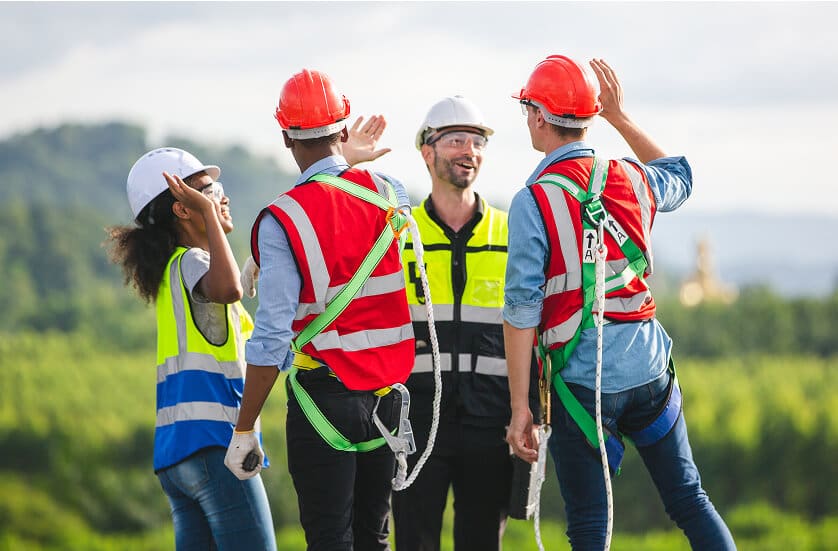 Participants engaging in a Health & Safety training session at GTSS Dublin